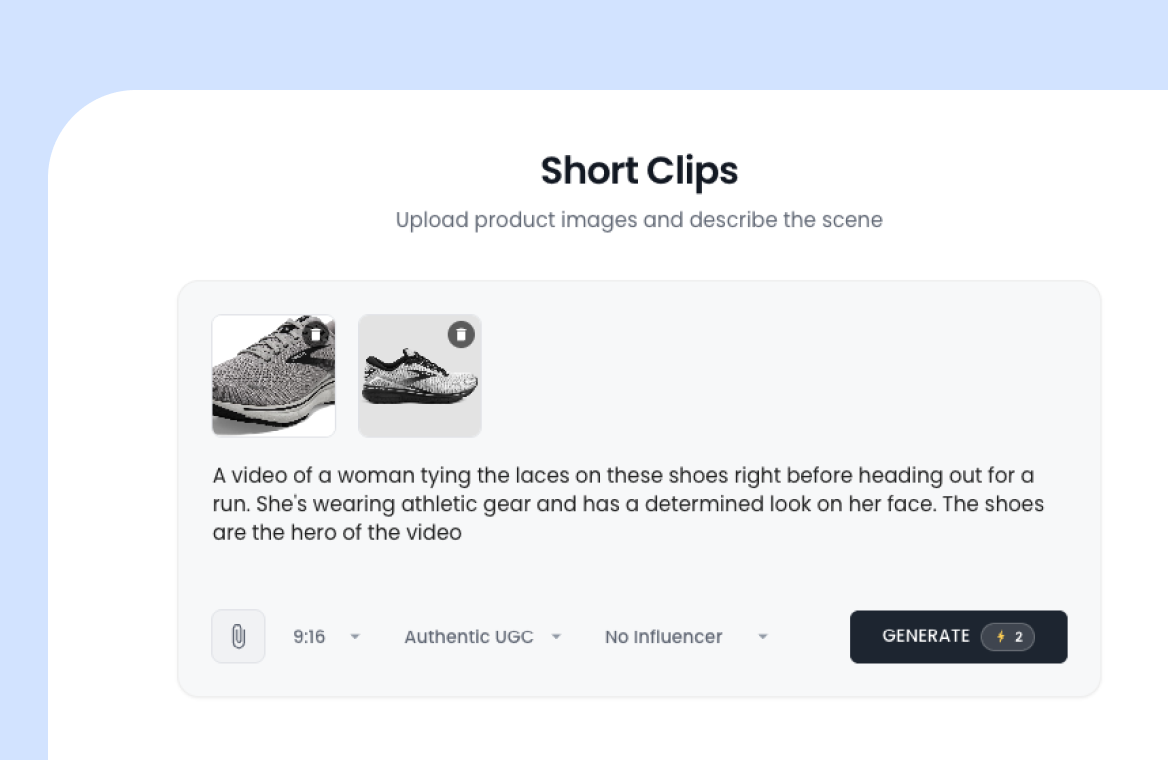 Product B-roll in seconds